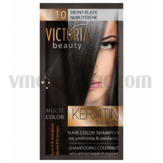 Victoria Beauty V 10 EBONY BLACK / NOIR D'ÉBÈNE / АБАНОСОВО ЧЕРНО 40 гр