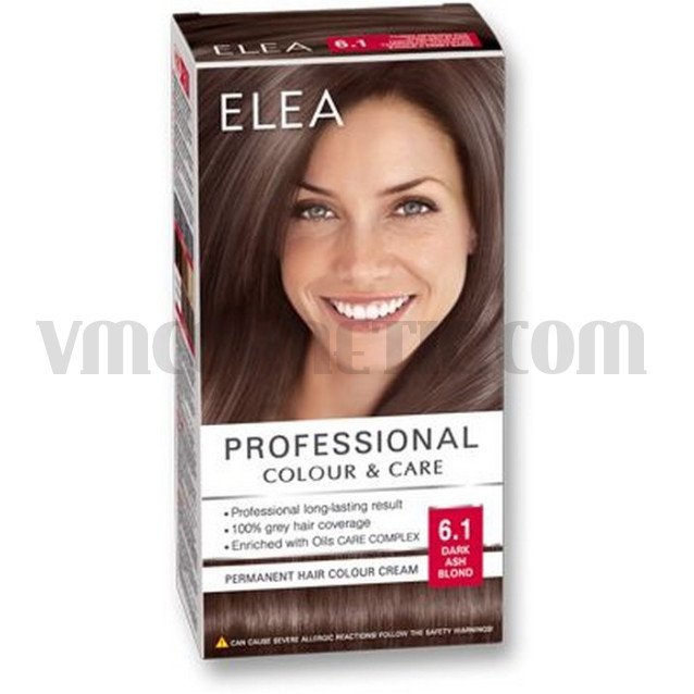 ELEA Боя за коса "Elea Professional Colour & Care" - № 6/1 Тъмно пепелно рус