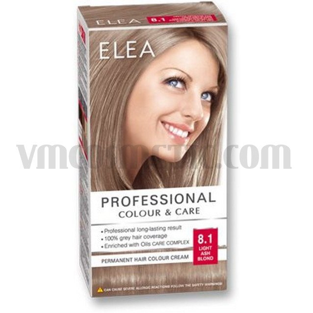 ELEA Боя за коса "Elea Professional Colour & Care" - № 8/1 Светло пепелно рус