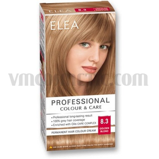 ELEA Боя за коса "Elea Professional Colour & Care" - № 8/3 Златно рус