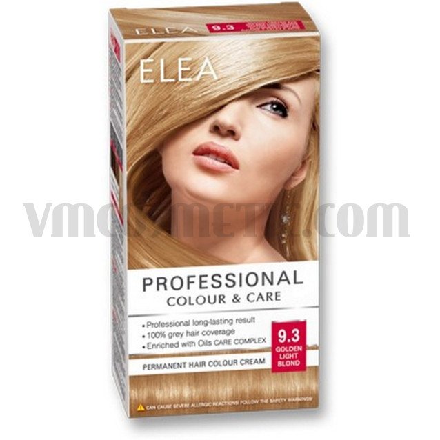 ELEA Боя за коса "Elea Professional Colour & Care" - № 9/3 Златно светло рус