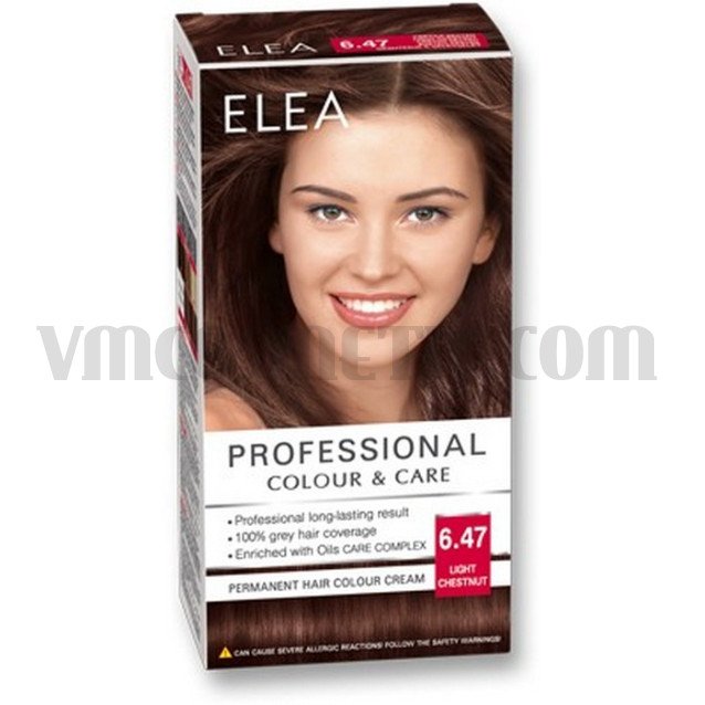 ELEA Боя за коса "Elea Professional Colour & Care" - № 6/47 Светъл кестен