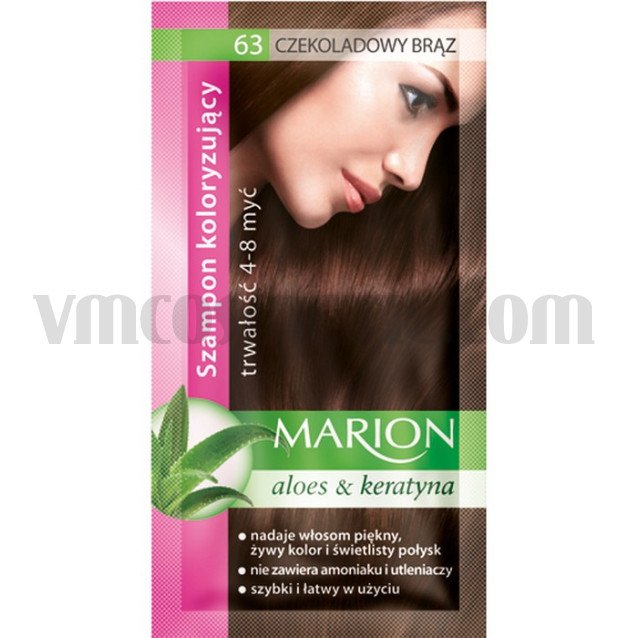 Marion Шампоан оцветител 63 шоколадово кафяво / chocolade brown ( 6 бр в кутия )