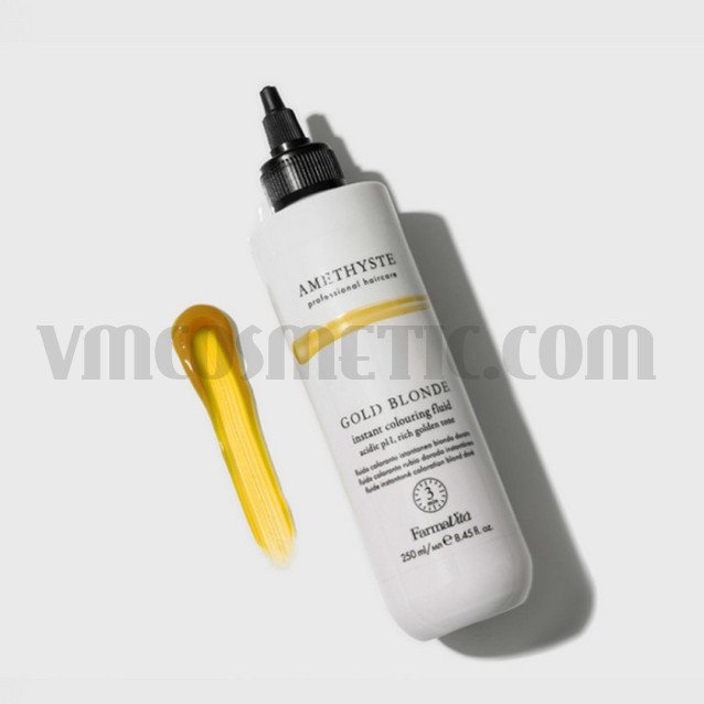 Farmavita оцветяващ флуид златно русо Instant Color Fluid Gold Blonde 250 мл. Farmavita оцветяващ флуид златно русо Instant Color Fluid Gold Blonde 250 мл.
