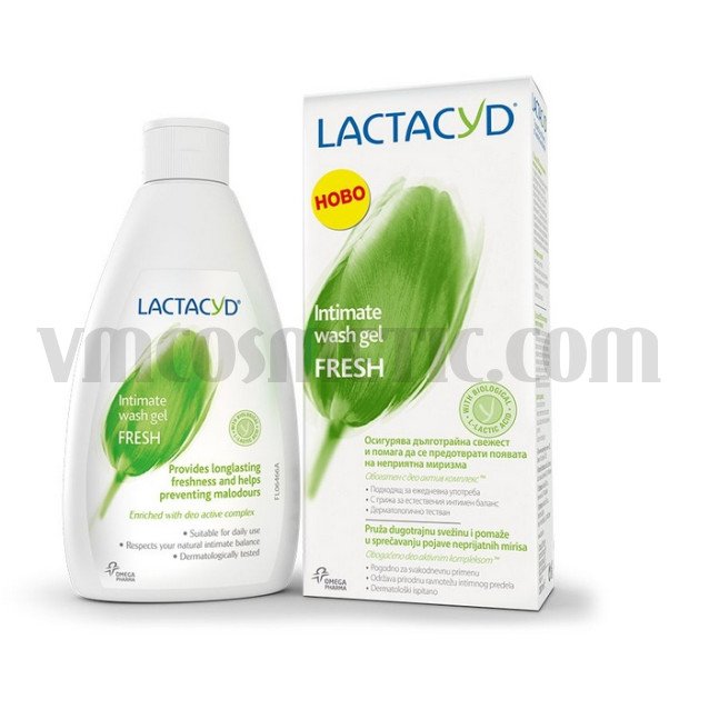 Lactacyd Fresh Освежаващ и дезодориращ интимен гел 250 мл