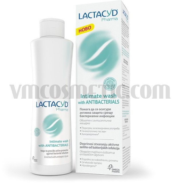 Lactacyd Pharma with Antibacterials Интимен гел 250 мл