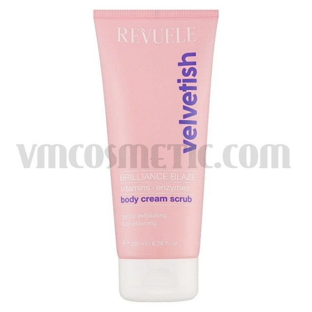 Revuele Velvetish Ексфолиант за тяло с витамини и ензими Brilliance Blaze