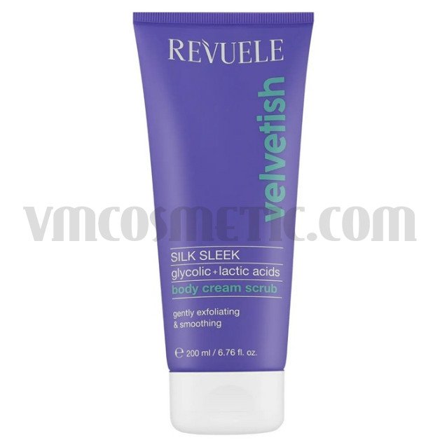Revuele Velvetish Ексфолиант за тяло с гликолова киселина Silk Sleek