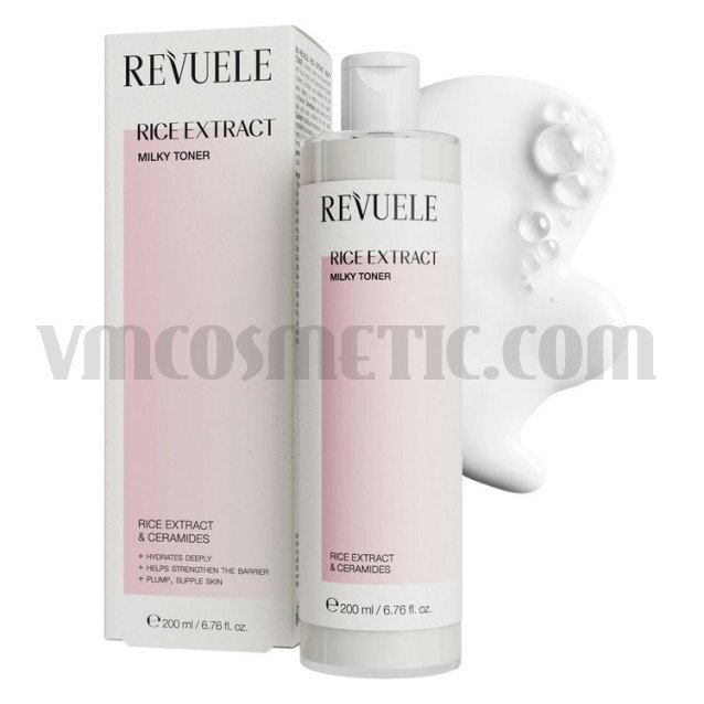 Revuele Rice Extract Млечен тонер за хидратация с оризов екстракт