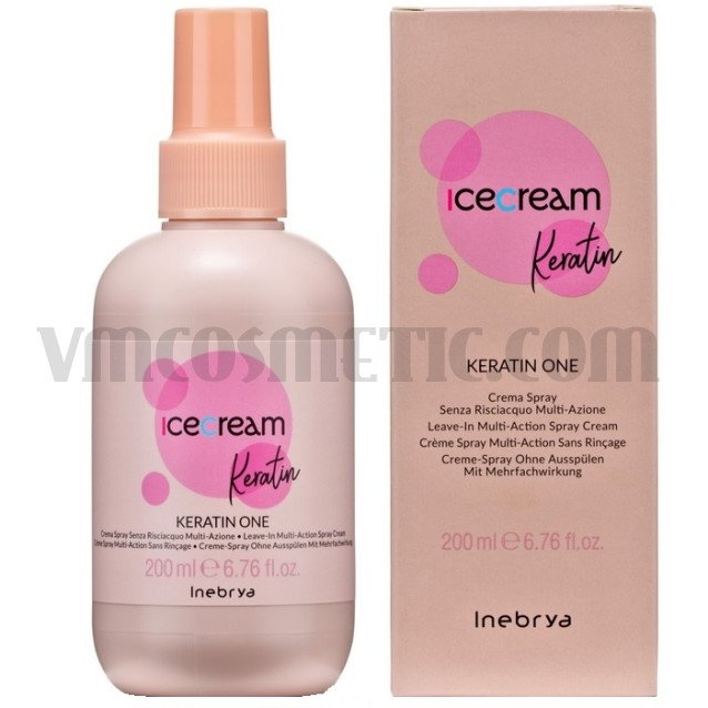 Inebrya Ice Cream Keratin One Multi-Action  Кератинов спрей 15в1