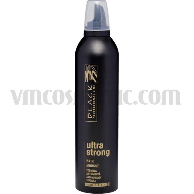 Black Ultra Strong Hair Mousse F5 - суха пяна за ултра фиксация 400 мл Black Ultra Strong Hair Mousse F5 - суха пяна за ултра фиксация 400 мл