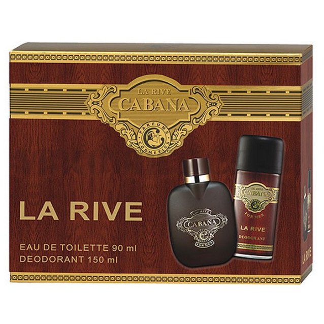 La Rive Комплект Cabana /EDT 90 мл + дезодорант 150 мл/ La Rive Комплект Cabana /EDT 90 мл + дезодорант 150 мл/