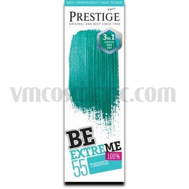 PRESTIGE BE EXTREME Тонер за коса-55 Тюркоаз PRESTIGE BE EXTREME Тонер за коса-55 Тюркоаз