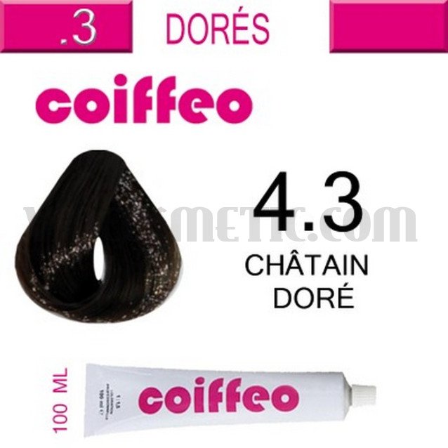 Coiffeo - 4.3 Златно тъмно кестеняво 100 мл.