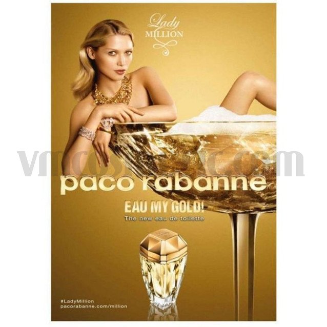 Paco Rabanne Lady Million Eau My Gold за жени без опаковка - EDT 80 ml Paco Rabanne Lady Million Eau My Gold за жени без опаковка - EDT 80 ml