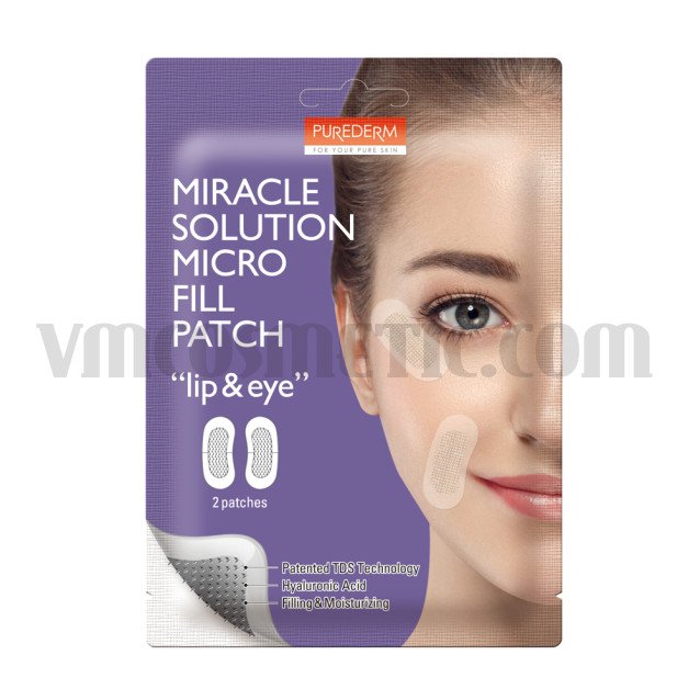 Purederm микро филър пачове за очи и устни 2 бр Purederm микро филър пачове за очи и устни 2 бр