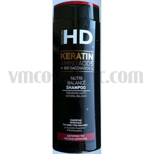 HD Keratin Шампоан за мигновено възстановяване 400 мл