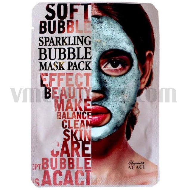 Chamos ACACI Sparkling Bubble Mask Pack Бълбукаща детоксикираща маска
