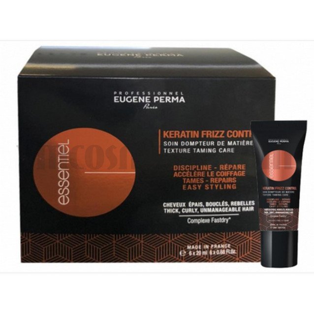 Eugene Perma Essentiel Keratin Терапия за възстановяване на къдрава коса 6×20мл Eugene Perma Essentiel Keratin Терапия за възстановяване на къдрава коса 6×20мл