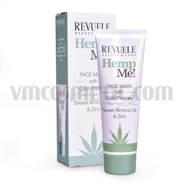 Revuele Hemp Me Маска за лице с конопено масло Revuele Hemp Me Маска за лице с конопено масло