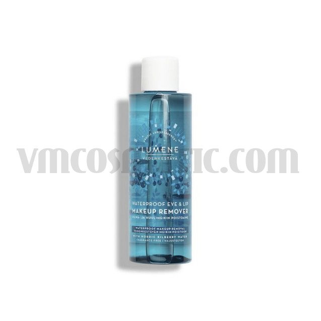 Двуфазен дегримьор за водоустойчив грим Lumene Cleansing Waterproof Eye & Lip Makeup Remover