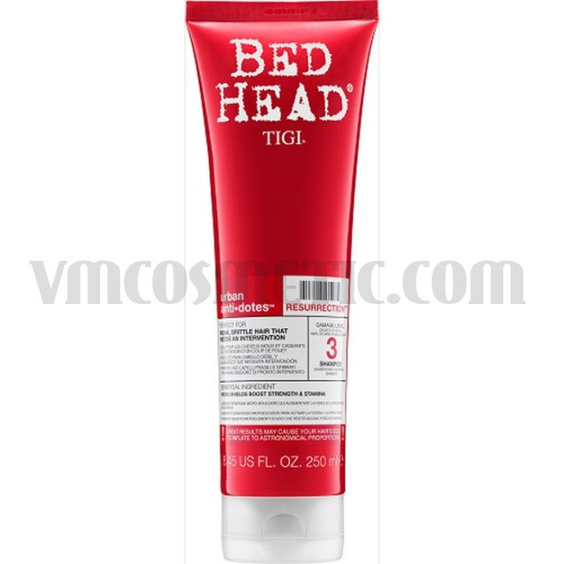 Възстановяващ шампоан за силно изтощена и накъсана коса TiGi Bed Head - Resurrection Shampoo