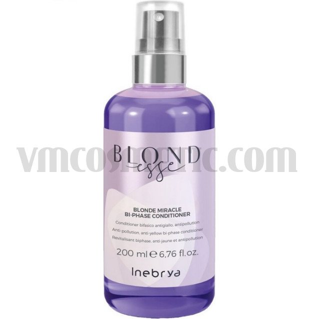 Inebrya BLONDE MIRACLE BI-PHASE CONDITIONER Двуфазен анти-жълто балсам без изплакване Inebrya BLONDE MIRACLE BI-PHASE CONDITIONER Двуфазен анти-жълто балсам без изплакване