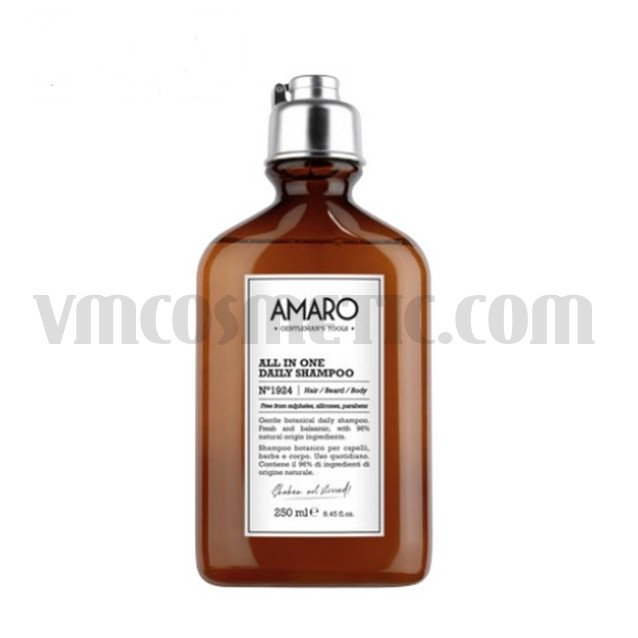 Ежедневен шампоан за коса, брада и тяло Amaro All in one Daily Shampoo