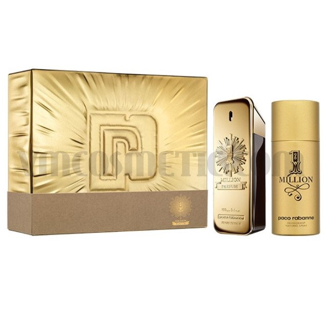 Paco Rabanne 1 Million Parfum комплект за мъже - EDP Paco Rabanne 1 Million Parfum комплект за мъже - EDP