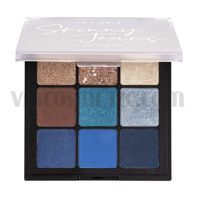 Палитра сенки за очи 9 цвята Mon Reve Skinny Jeans Happy Palettes Палитра сенки за очи 9 цвята Mon Reve Skinny Jeans Happy Palettes