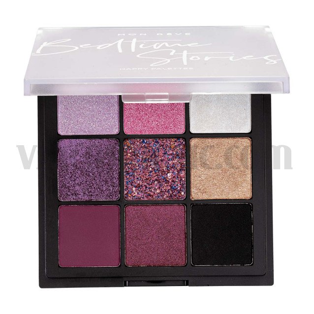 Палитра сенки за очи 9 цвята Mon Reve Bedtime Stories Happy Palettes