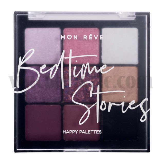 Палитра сенки за очи 9 цвята Mon Reve Bedtime Stories Happy Palettes