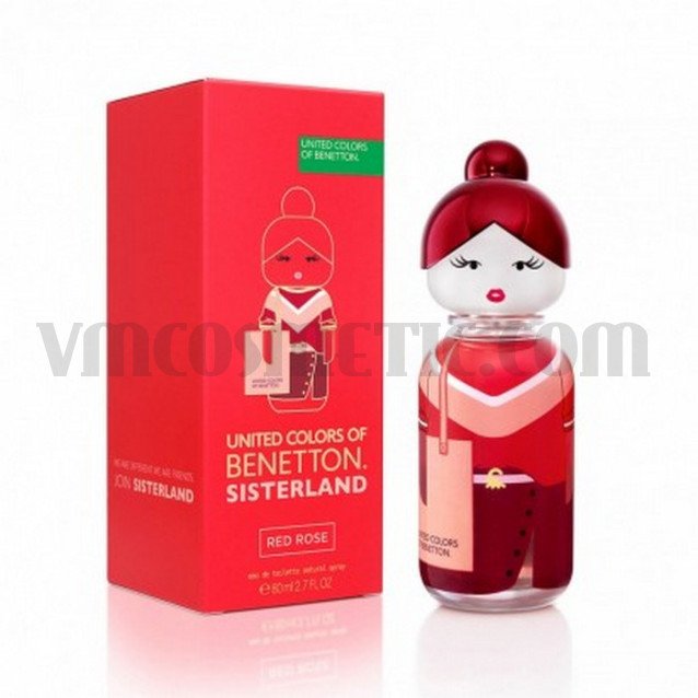 Benetton Sisterland Red Rose за жени EDT