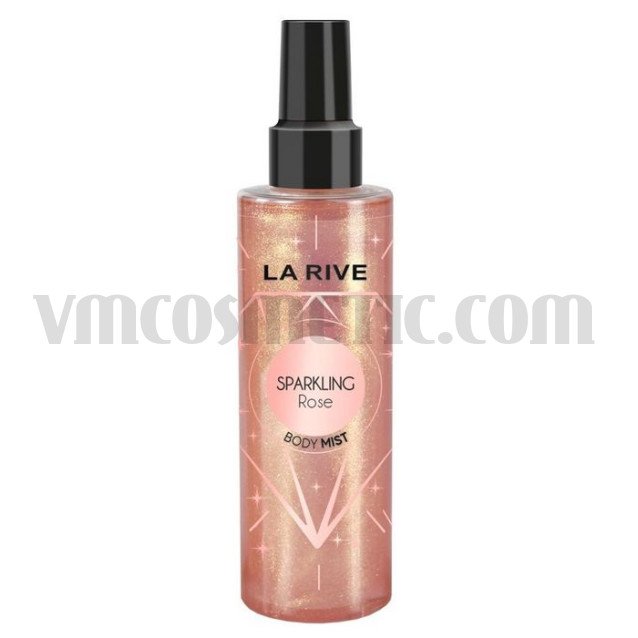 LA RIVE SPARKLING ROSE Парфюмен спрей за тяло с деликатен блясък