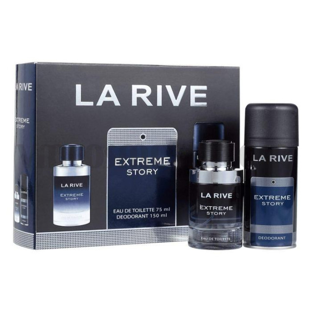 La Rive Комплект Extreme story  /EDT 75 мл + дезодорант 150 мл/
