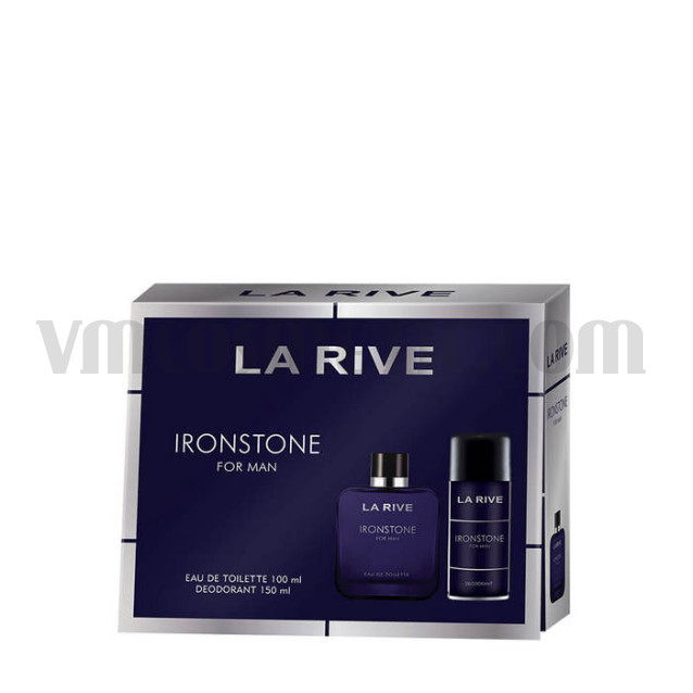 La Rive Комплект Ironstone  /EDT 100 мл + дезодорант 150 мл/