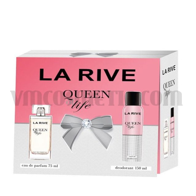 La Rive Комплект Queen of life /EDP 75 мл + дезодорант 150 мл/ La Rive Комплект Queen of life /EDP 75 мл + дезодорант 150 мл/
