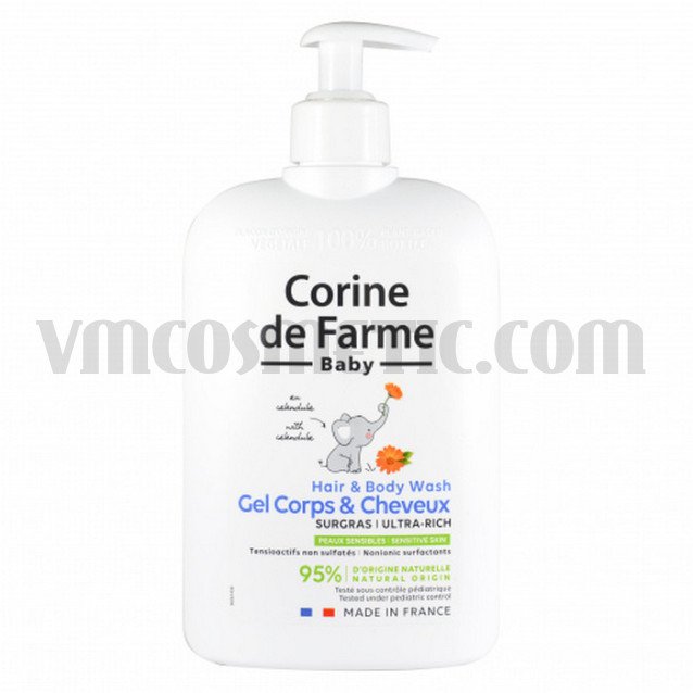 Corine de Farme BABY Гел за коса и тяло с екстракт от невен Corine de Farme BABY Гел за коса и тяло с екстракт от невен