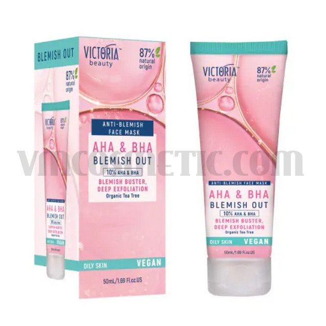 Victoria Beauty Blemish Out Ексфолираща маска за лице против пъпки с AHA и BHA
