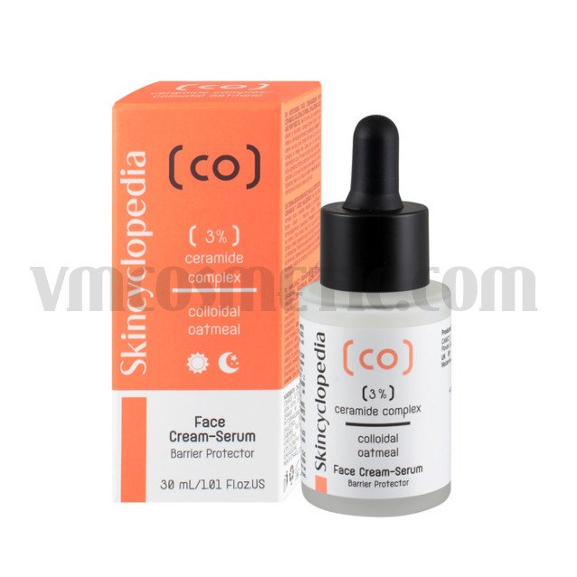 Skincyclopedia Kонцентриран овлажняващ крем-серум за лице с 3% серамиден комплекс + колоиден овес 30мл Skincyclopedia Kонцентриран овлажняващ крем-серум за лице с 3% серамиден комплекс + колоиден овес 30мл