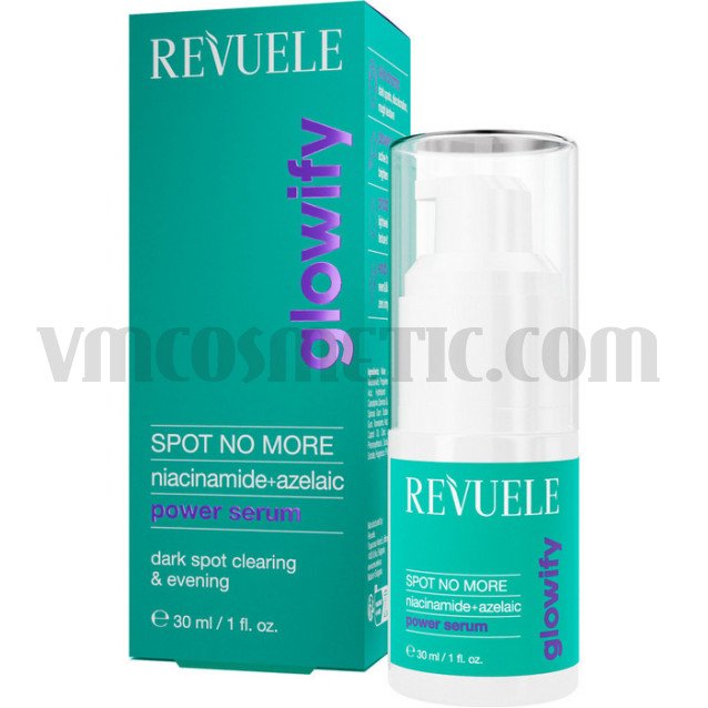 Revuele GLOWIFY Spot No More Серум за лице с ниацинамид и азелаинова киселина Revuele GLOWIFY Spot No More Серум за лице с ниацинамид и азелаинова киселина