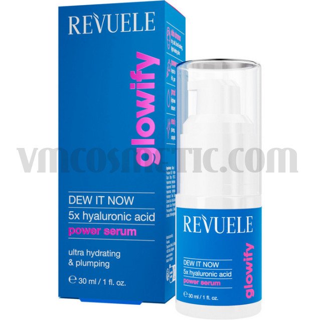 Revuele GLOWIFY Dew It Now Серум за лице с хиалуронова киселина