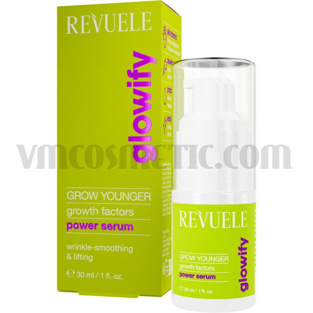 Revuele GLOWIFY Grow Younger Серум за лице с растежни фактори Revuele GLOWIFY Grow Younger Серум за лице с растежни фактори