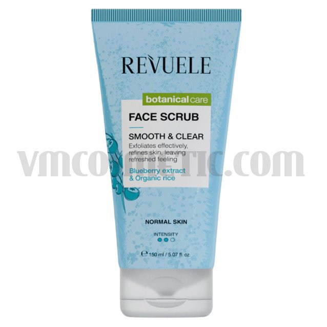 Revuele Smooth & Clear Скраб за лице с боровинка и органичен ориз Revuele Smooth & Clear Скраб за лице с боровинка и органичен ориз