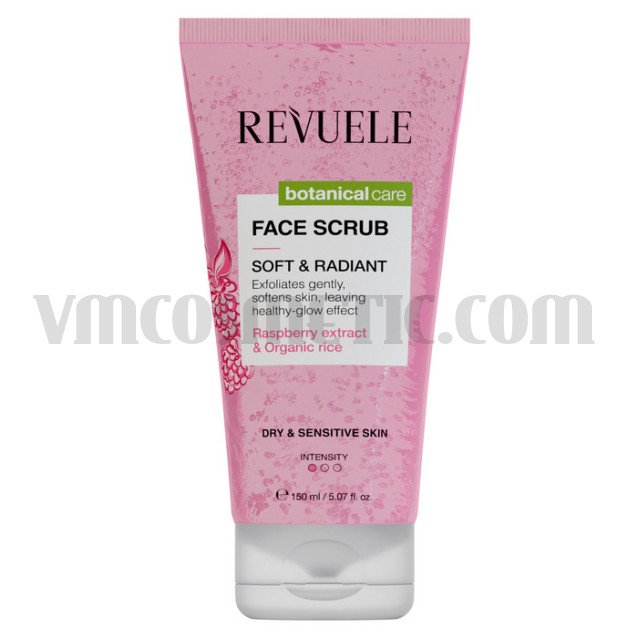 Revuele Soft & Radiant Скраб за лице с малина и органичен ориз Revuele Soft & Radiant Скраб за лице с малина и органичен ориз