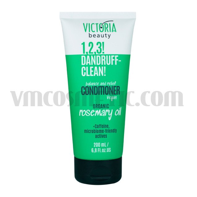 Victoria Beauty  1,2,3! DANDRUFF-CLEAN! Успокояващ балсам за скалп с кофеин