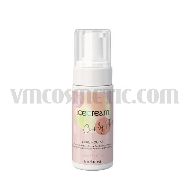 Inebrya Curly Plus Mousse Мус за дефиниране на къдрици Inebrya Curly Plus Mousse Мус за дефиниране на къдрици