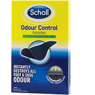SCHOLL Стелки с активен въглен против миризма - Odour Control