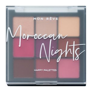 Палитра сенки за очи 9 цвята Mon Reve Moroccan Nights Happy Palettes