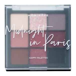 Палитра сенки за очи 9 цвята Mon Reve Midnight in Paris Happy Palettes